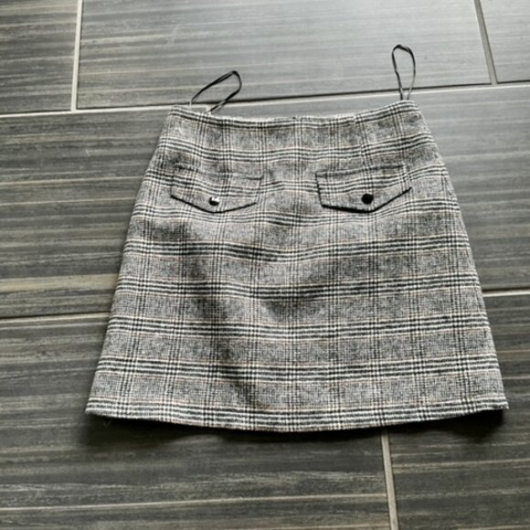 Lili Sidonio By Molly Bracken tweed mini skirt size small - Picture 5 of 10